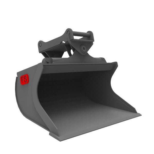 Planeringsskopa liggande cylindrar